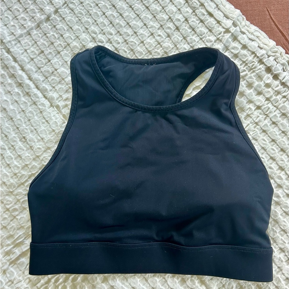 Fabletics Black Sports Bra - High Impact